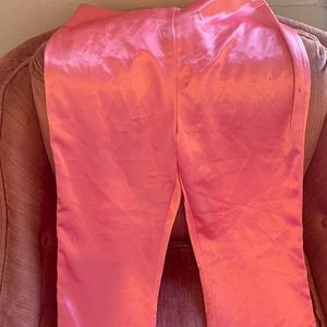 Pink satin pants from SSENSE, never worn, tags still on